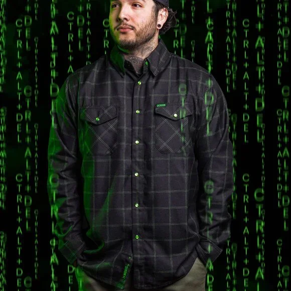 DIXXON Flannel CTRL-ALT-DEL Flannel Shirt - Men's 2XL Tall - Picture 8 of 12